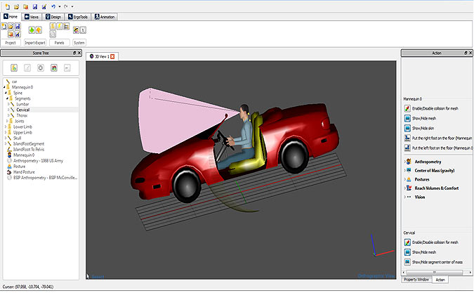 HumanCAD人体运动仿真软件