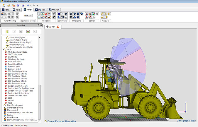 HumanCAD人体运动仿真软件