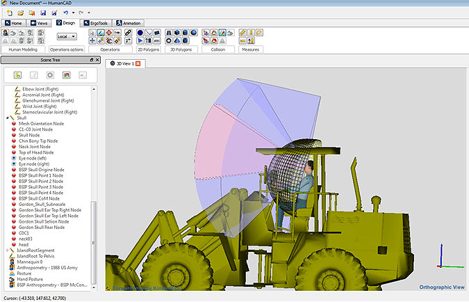 HumanCAD人体运动仿真软件