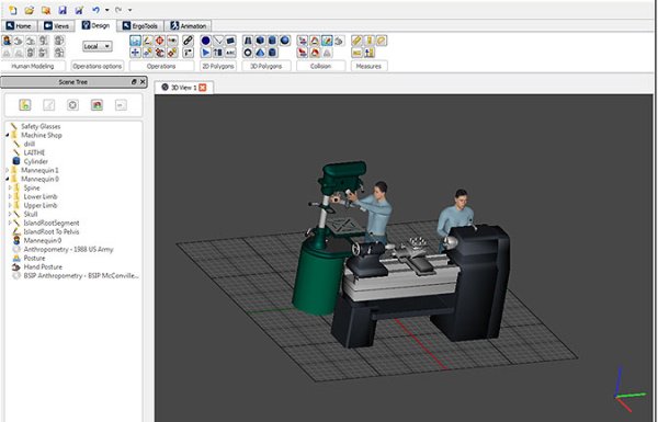 HumanCAD人体运动仿真软件