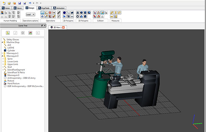 HumanCAD人体运动仿真软件