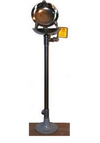 304不锈钢立式洗眼器 翻盖